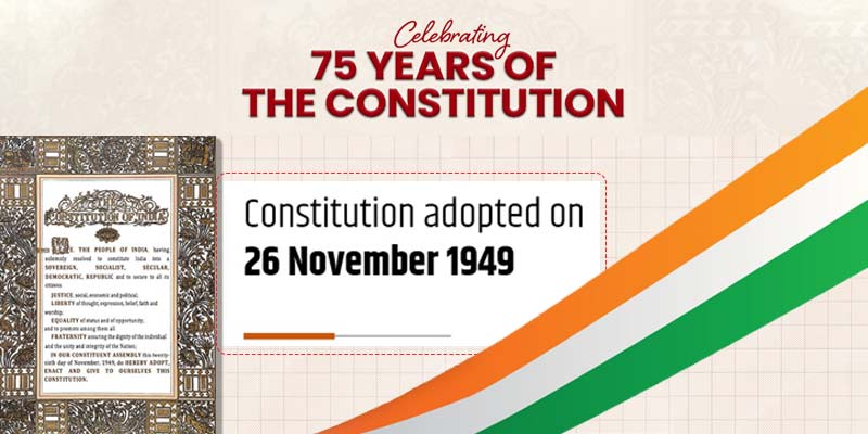 India celebrates 75 years of adoption of the Constitution
