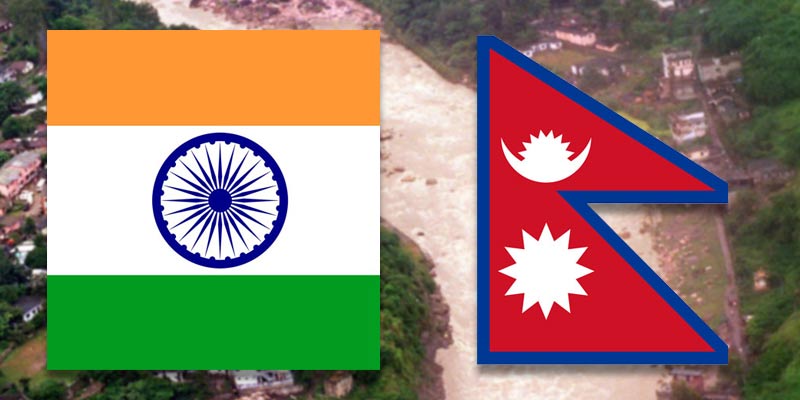 india-nepal-flags