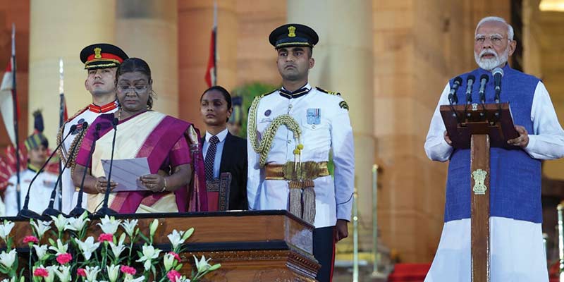 Narendra Modi takes oath for third consecutive term as PM